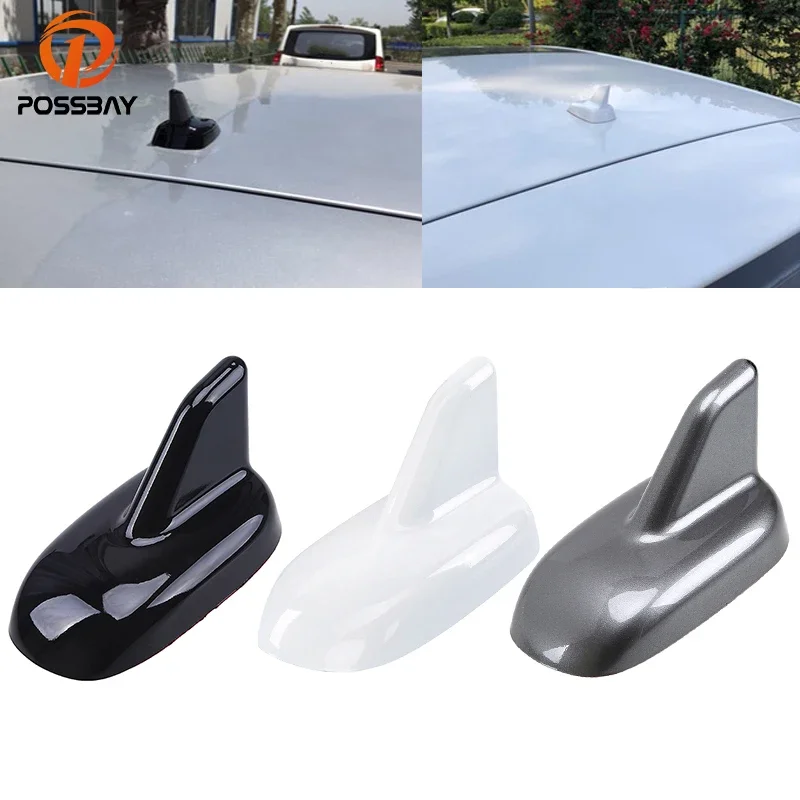 POSSBAY Auto Shark Antenne Dekoration für Audi A1 A3 A5 A6 A7 A8 S5  Wasserdichte Shark Fin Antennen Aufkleber Silber/weiß/Grau/Schwarz -  AliExpress