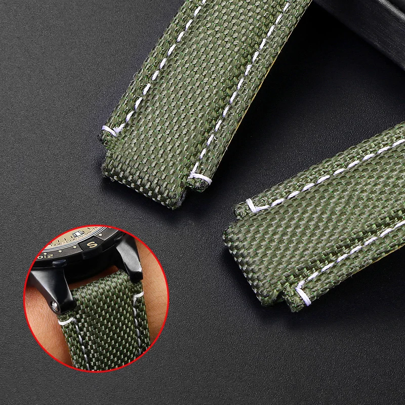 Durable Nylon Watch Strap with Screw Rod and Tools - 24*16mm