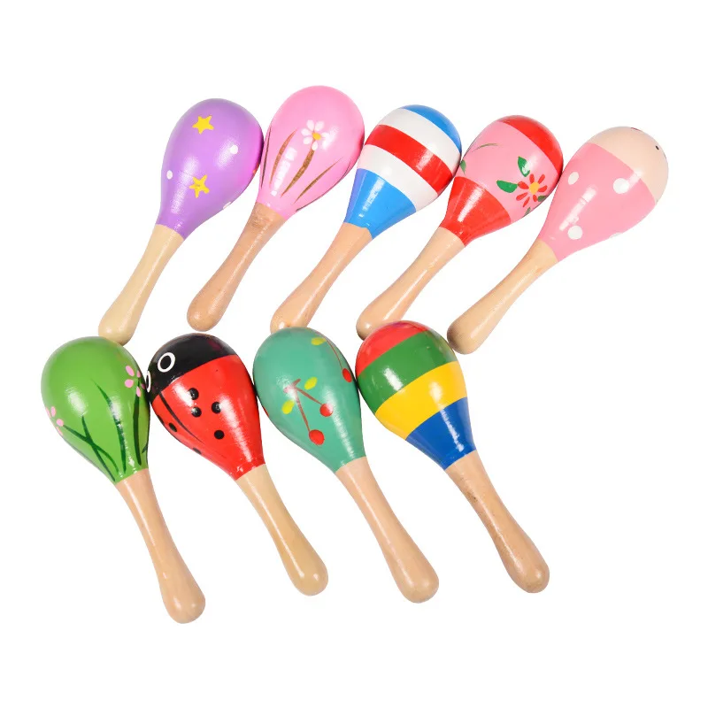 Wooden Musical Instrument Toys for Kids Montessori Educational Toys Baby Rattles Children Musical Funny Toys Gift for Boys Girls 4
