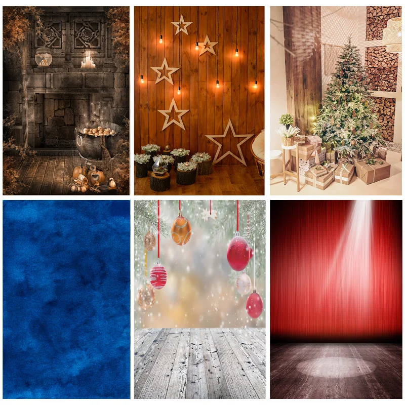 

ZHISUXI Vinyl Vintage Wood Planks Photography Backdrops Brick Wall and Floor Festival Background For Photo Studio 211001 YXX-101