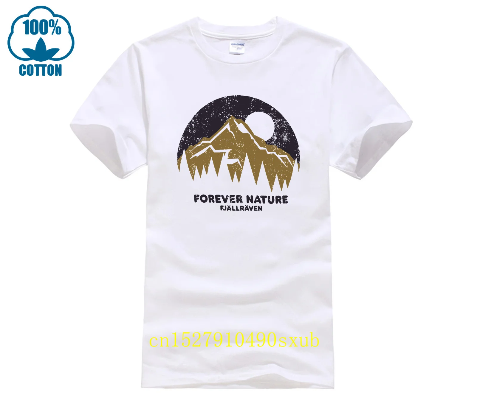 T-Shirt Da Uomo Slim Fit Estiva T-Shirt Da Uomo In Cotone 100% Fjall Kids Kanken Raven T-Shirt Taglia Unisex