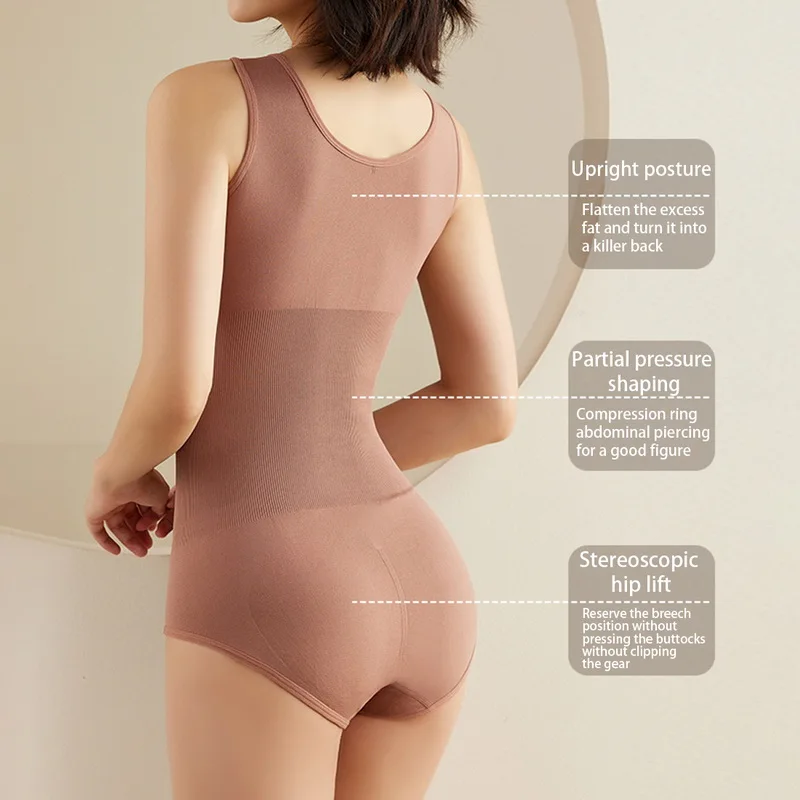 tummy control shapewear Women Body Shapewear Women Corset Body Shaper Ladies Sexy Lingerie Underwear Hips Abdomen Corset Summer Thin One-Piece Shapewear spanx shorts