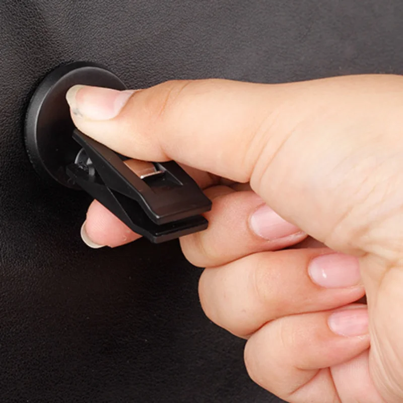 1/2pcs Fixing Tools Suction Cup Plastic Car Window Mount Suction Clip Bill Holder Card Clamp for Car Towel Ticket