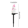 Christmas Snowman Solar Stake Lights Solar Powered Snowman Lights Waterproof Solar Christmas Decorations Outdoor Christmas For 6
