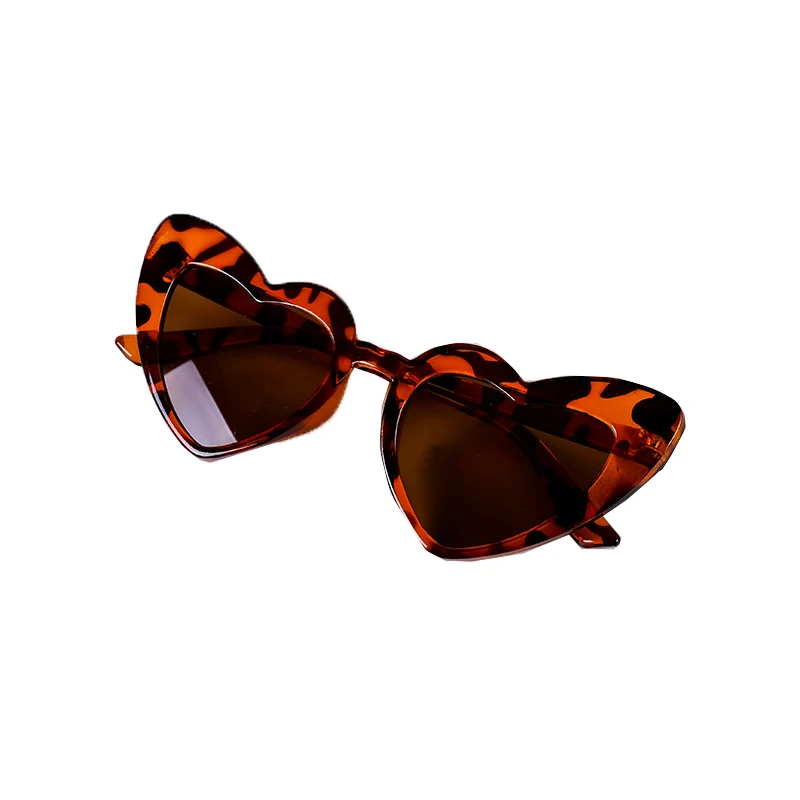 2023 New Kids Cartoon Heart Suower Sunglasses Girls Boy Children Outdoor Round UV400 Sun Glasses Fashion Kids Sunglasses_voghion.com