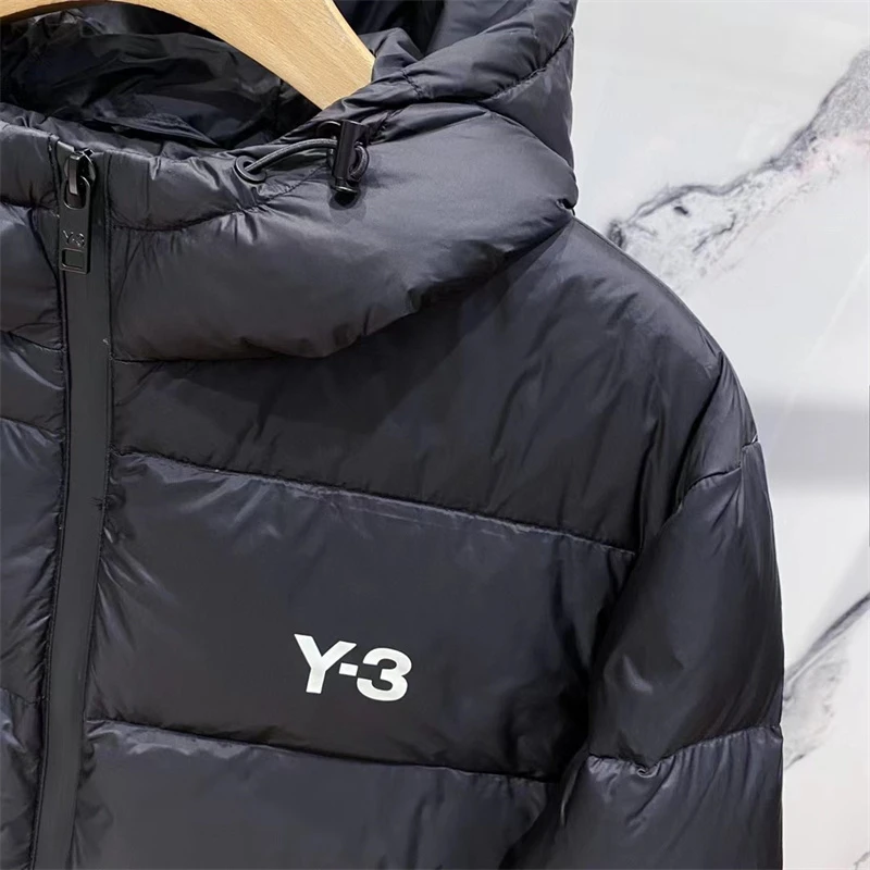 Y3 Yohji Yamamoto Autumn And Winter Classic Casual Coat Graphic