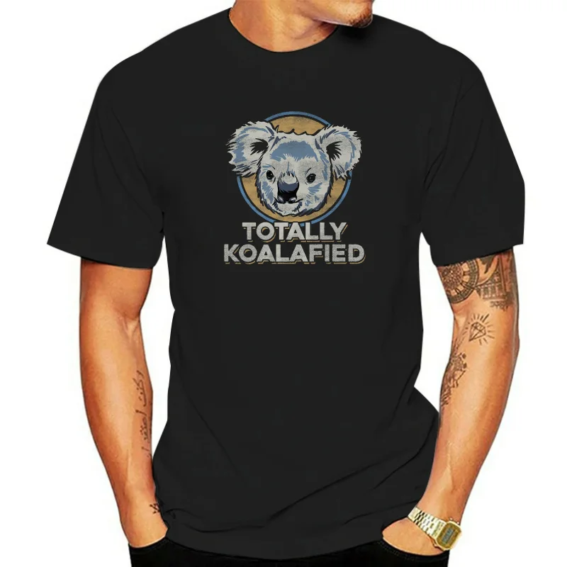 

Абсолютная коалированная рубашка-подарки Koala Bear-Punny мужские футболки с надписью, мужские футболки, новейшие хлопковые топы, обычная футболка