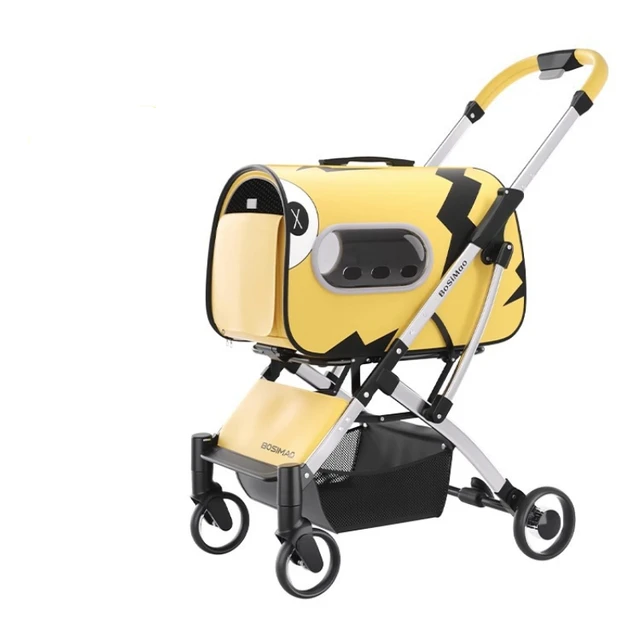 Cute Lightweight Folding Detachable Style Pet Stroller