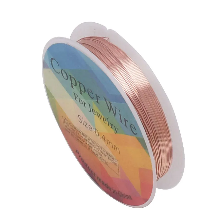 Vibrant Copper Jewelry Craft Wire - Versatile Sizes for DIY Bracelets & Necklaces