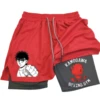 Anime IPPO Print 2 in 1 Compression Shorts for Men Athletic Performance Gym Shorts with Pockets Quick Dry Fitness Workout Boxing 1