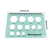 Breast Pump Nipple Silicone Ruler 12Size Nipple Diameter Breastpump Flange Circle Sizing Ruler Measuring Card Sizing Tool 6