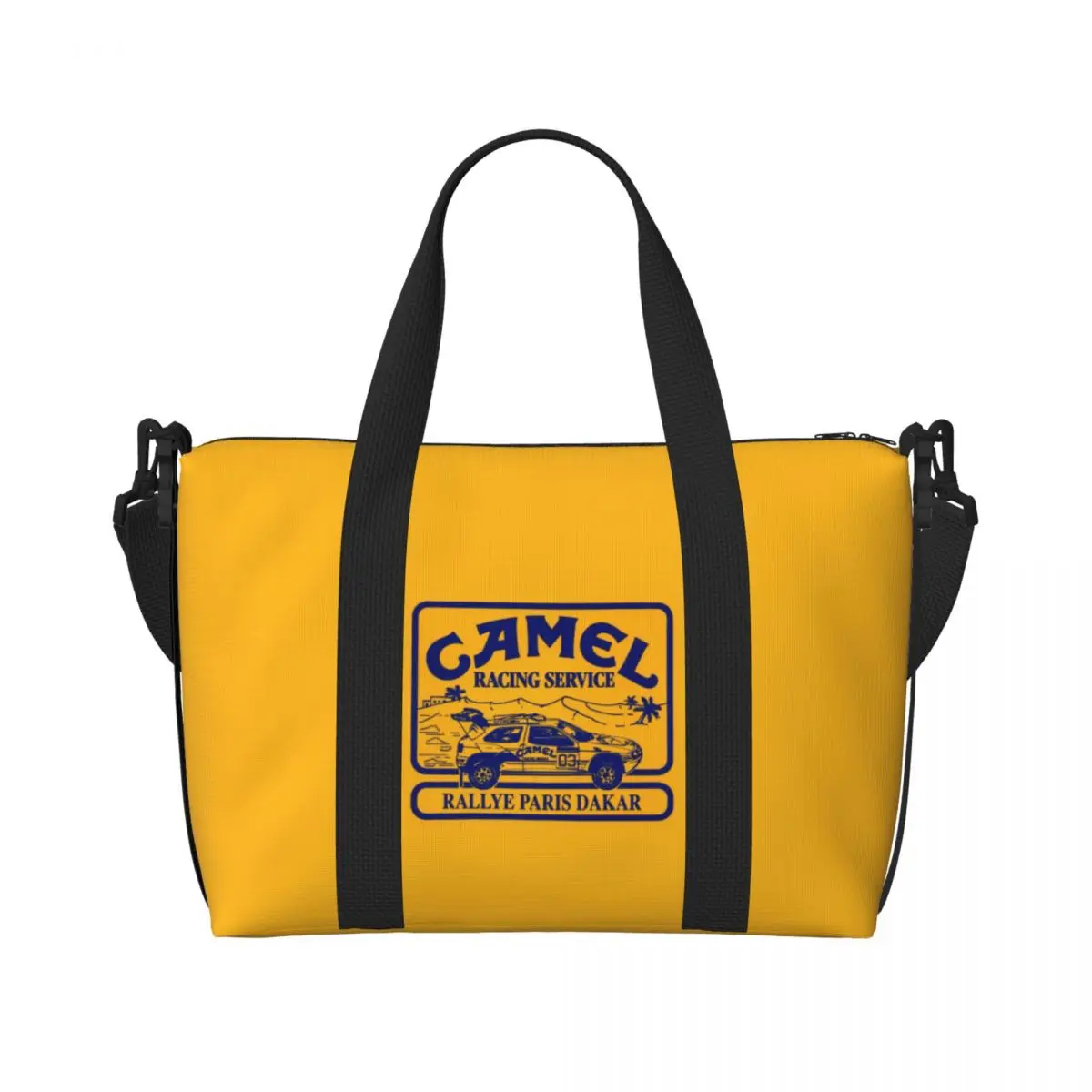 Trophys-Camel Beach Tote Bag for Women Big Compartment Beach Gym Travel Bags