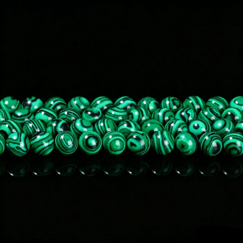 Natural Southern Jade Dark Stone Beads for Jewelry Making - Round Spacer Jasper Beads in Various Sizes
