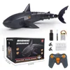 Rc Whale Shark Toy Robots Remote Control Animals Marine Life Tub Pool Electric Fish Children Bath Toys for Kids Boys Submarine 3