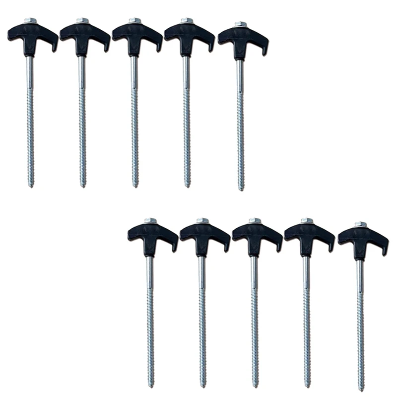 

Screw-Type Tent Spikes, Tent Spikes, Metal Threaded Tent Spikes, Heavy-Duty Tent Spikes