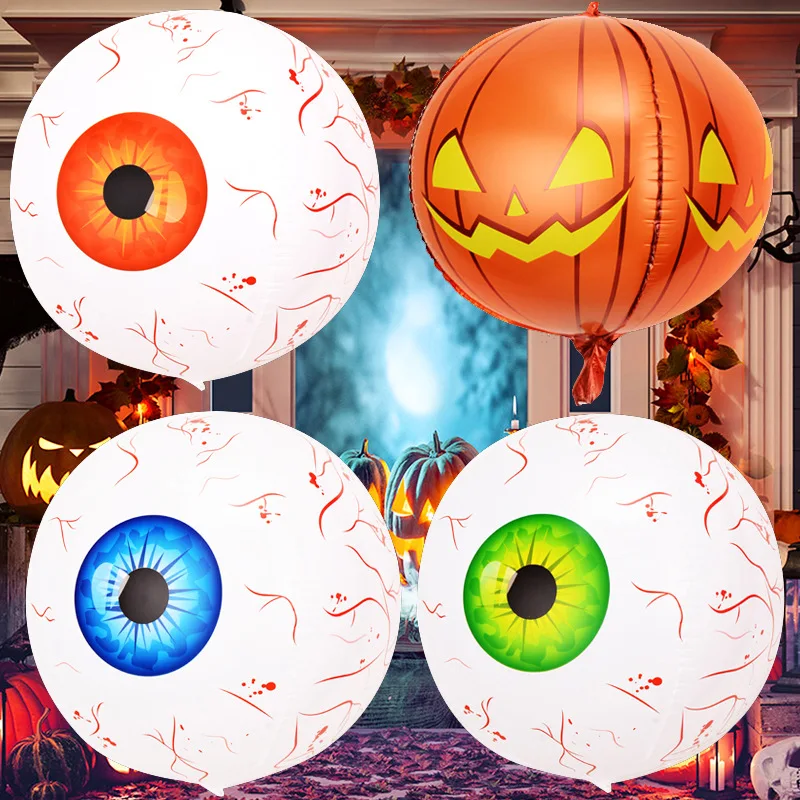 

4D надувной глазный шар из фольги для Хэллоуина, ужасы на открытом воздухе, домашнее искусственное украшение, детские надувные игрушки, надувные алюминиевые Глазные яблоки, воздушный шар