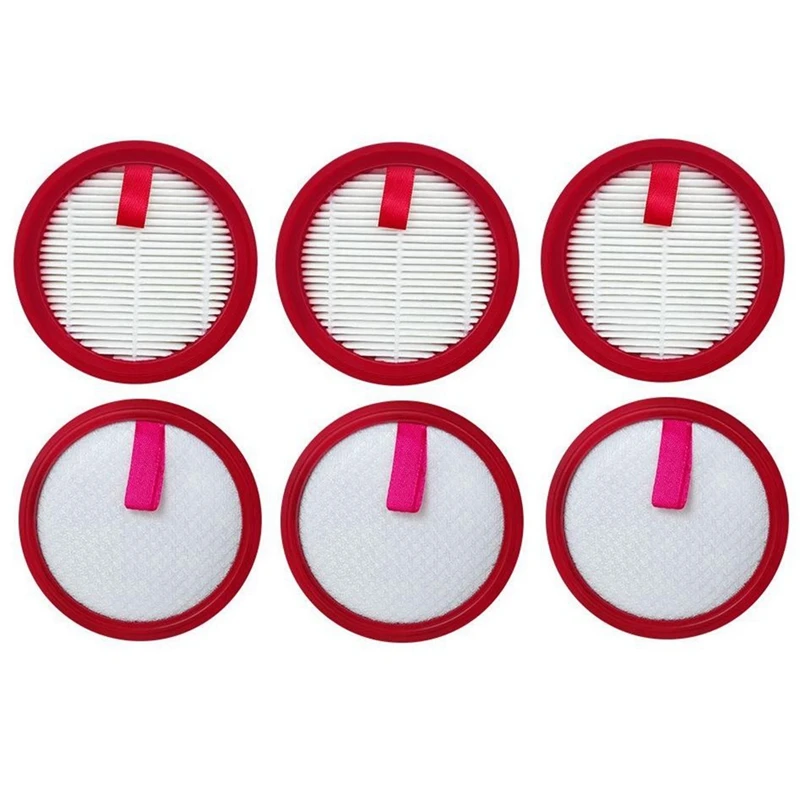 

6Piece Vacuum Cleaner HEPA Filter Replacement Home Sweeper Vacuum Cleaner Accessories Fit For Puppy T10 Pro T10