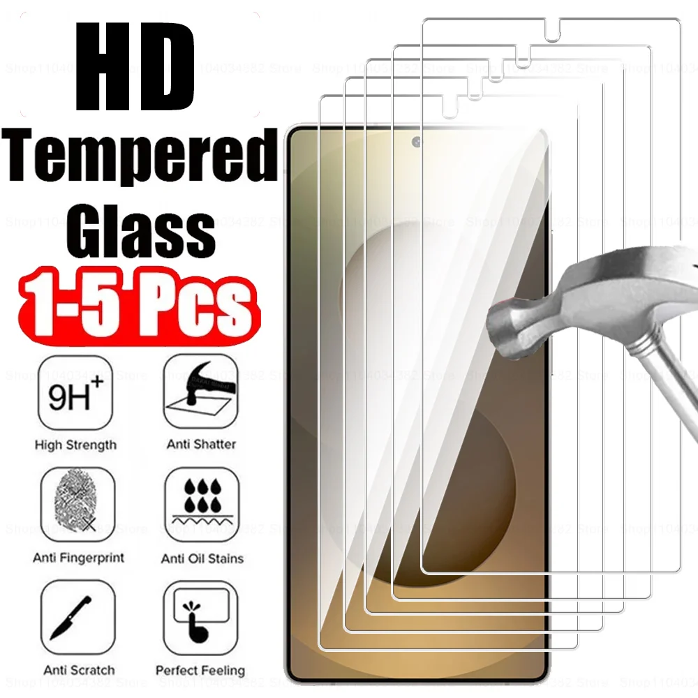 Premium Tempered Glass Screen Protector, Ultra-Clear HD Protective Film (1-5 Pack)