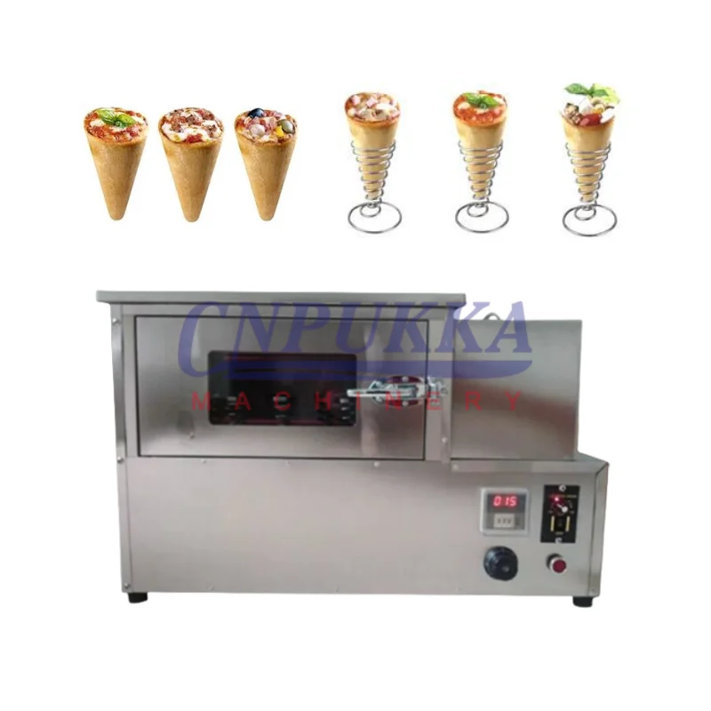 Stainless Steel Electric Pizza Cone Rotary Oven Pizza Cone Warmer Heating Machine 110V 220V Rotating Oven Price