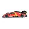 Bburago 1:24 Ferrari 499P LMH 2023 24H Le Mans Champion Racing Sports Car Static Die Cast Vehicles Collectible Model Car Toys 4