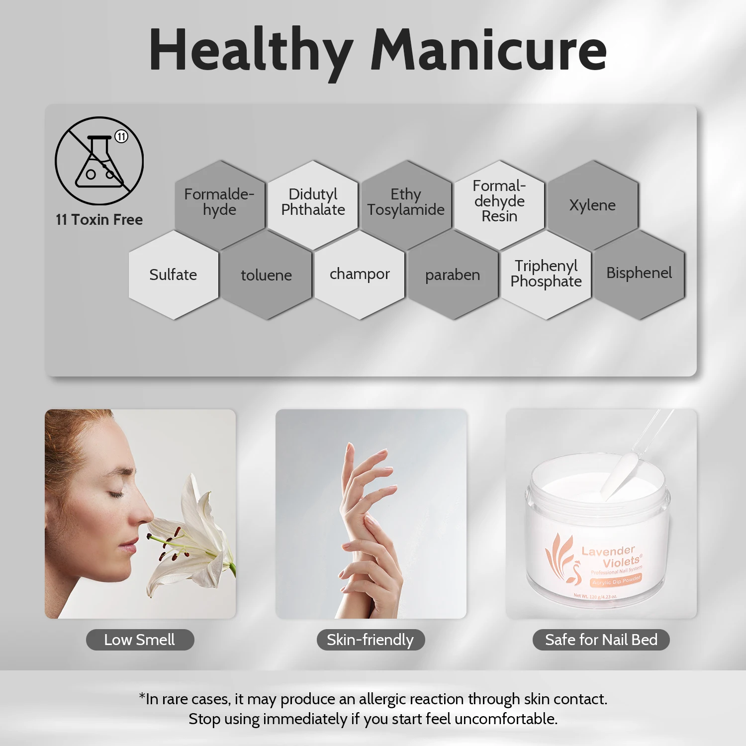 4.23oz/120g Clear Color Acrylic Powder & Dip powder 2 in 1 Use for Nail Extension Carving Salon Nail Art Manicure 5