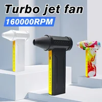 Super 160000RPM big wind 60M/S Mini Turbo Jet Fan 10000MAH Handheld Brushless Motor Generation Blower industrial Duct Fan HOME 2