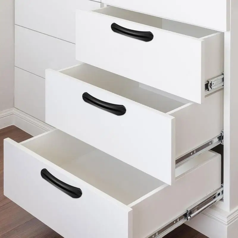 Self-Stick Instant Cabinet Drawer Handle Push Pull Handles Helper With Adhesive Easy Installation Cabinets Drawers Edge Pulls