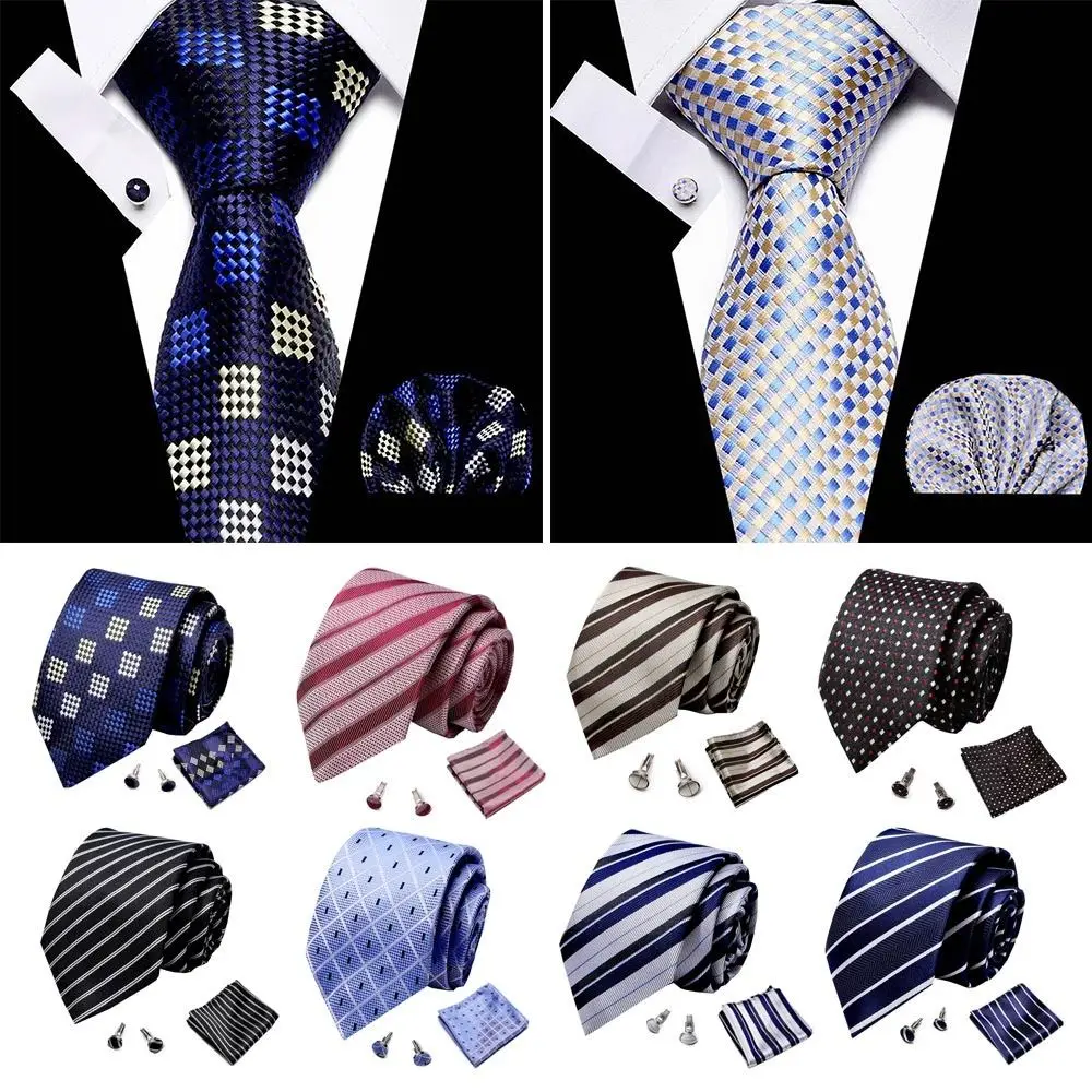 

Classic Cravat Shirt Accessories Newest Design Business Necktie Polyester Silk Pocket Squares Wedding