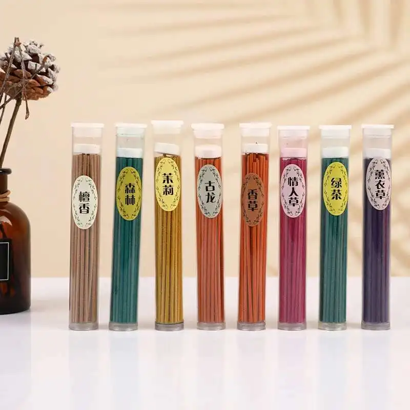 Description Picture 4 of item50 pcs Natural Plant Incense Sticks Aromatherapy Fragrance Spices Fresh Air Aroma Air Frenshener Deodorant Lavender