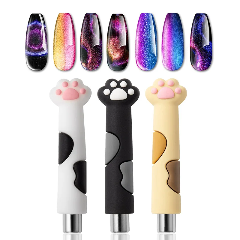Double-Ended Magnet Rod Cat UV Gel Varnish Nails Art Decoration Fashion magnetic nail art tools Manicure Design Tools