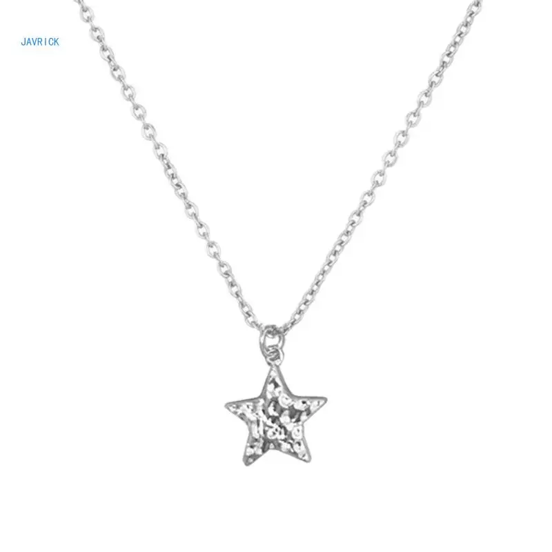 

Pendant Necklace Y2k Star Pendant Choker Chain Necklaces Alloy Material Star Pendant Neck Jewelry Birthday Gift for Girl
