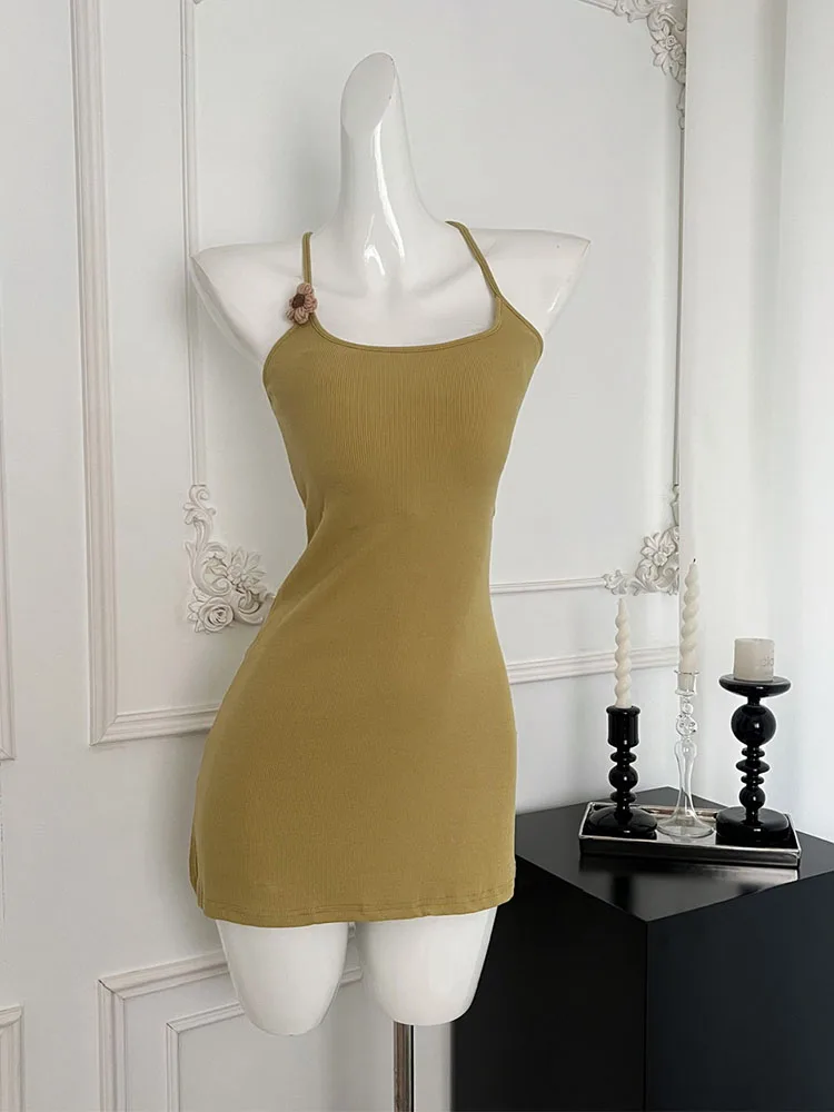 Summer Cottage Core Gyaru Mini Two Piece Sets Dress Women