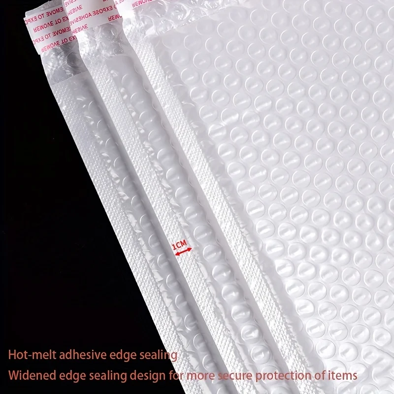 9.5x6inches Bubble Mailers White Poly Padded Envelopes Medium Mailing Opaque Packaging Postal Self Seal Waterproof Shipping Bags