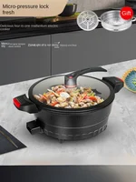 Durable Stone Frying Wok Pan Non-stick Ceramic Pot Induction Fryer Steak Cooking Gas Stove Skillet Cookware Tool for Kitchen Set 1