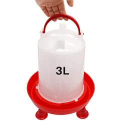 Automatic Poultry Water Dispenser - 3L Capacity Chicken Coop Feeder (3L drinker bucket)