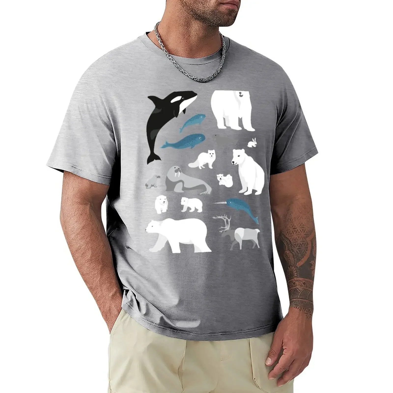 

arctic animals solo T-Shirt sports fans cute clothes oversized t shirts for men