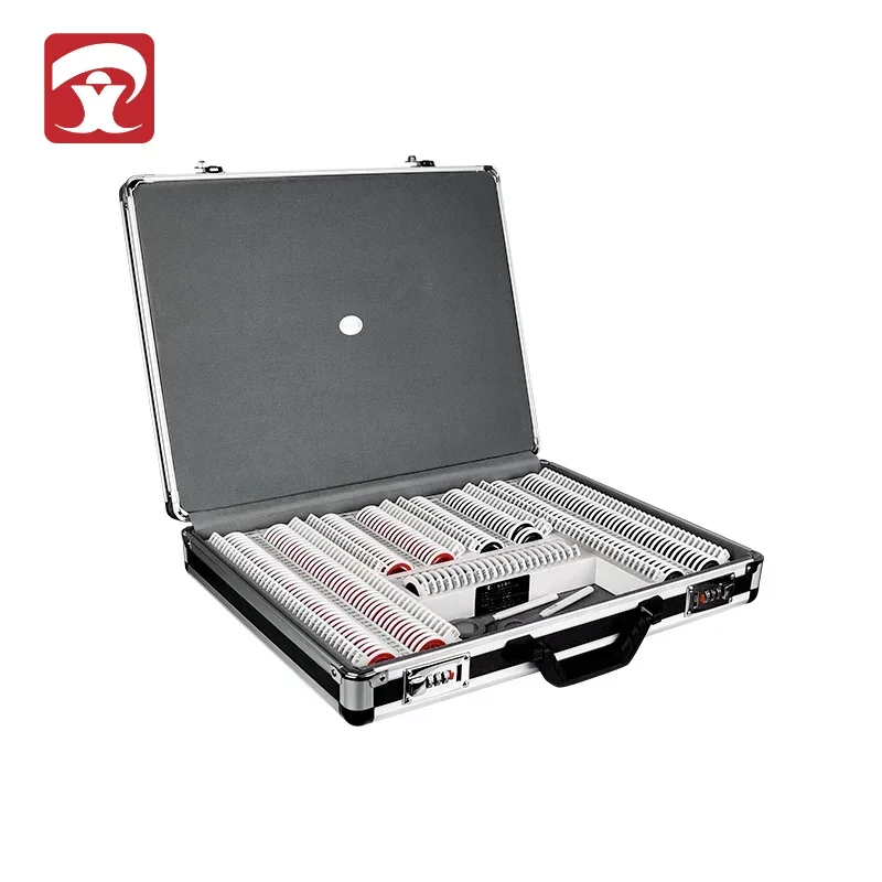

DIA 38mm Top Quality 266 Pcs Optical Trial Lens Set with Metal Case SL-266A5