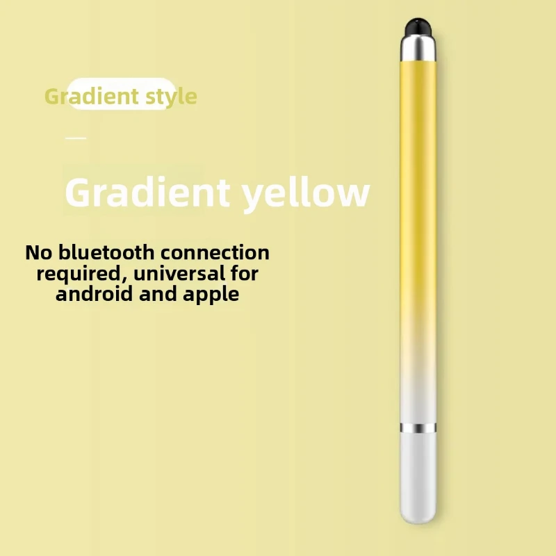 High-Precision 2-in-1 Silicone Tip Stylus Pen for Smartphones & Tablets – Ideal for Video Editing, Drawing, and Handwriting