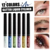 MLSMILE Multi-Color Pearl Eyeliner Liquid Flash Color Glitter Eyeshadow Waterproof Long-lasting non-smudgy Eyeliner 4