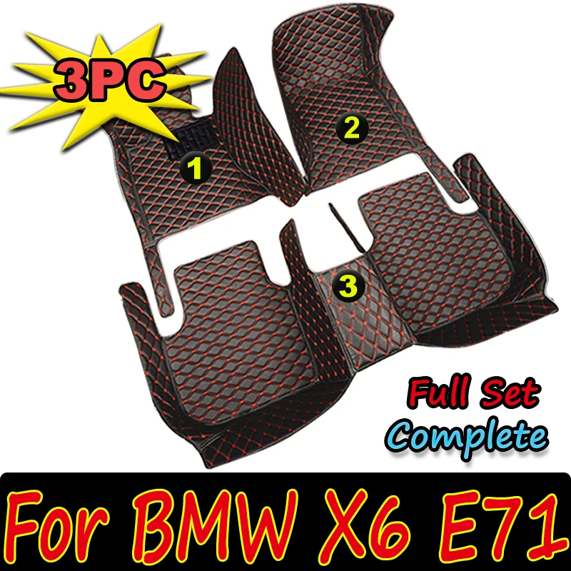 

Car floor mats for BMW X6 E71 2008 2009 2010 2011 2012 2013 2014 Custom auto foot Pads automobile carpet cover