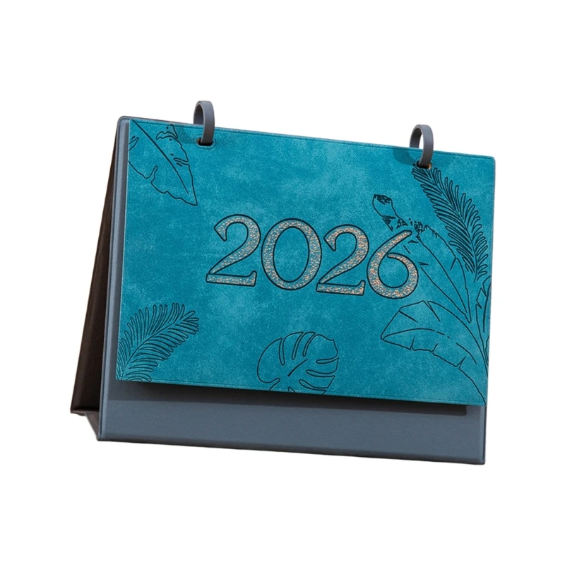 2026 일일 일정 플래너 홈 오피스 장식 데스크 주최자 플립 스탠딩 데스크 캘린더 미니 월간 데스크탑 캘린더