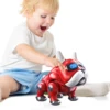 Robot Dancing Dog Robotic Stunt Puppy Built-In LED Lights And Music Free Moveable Electronic Pets Dancing Robot For Kids Toys 1
