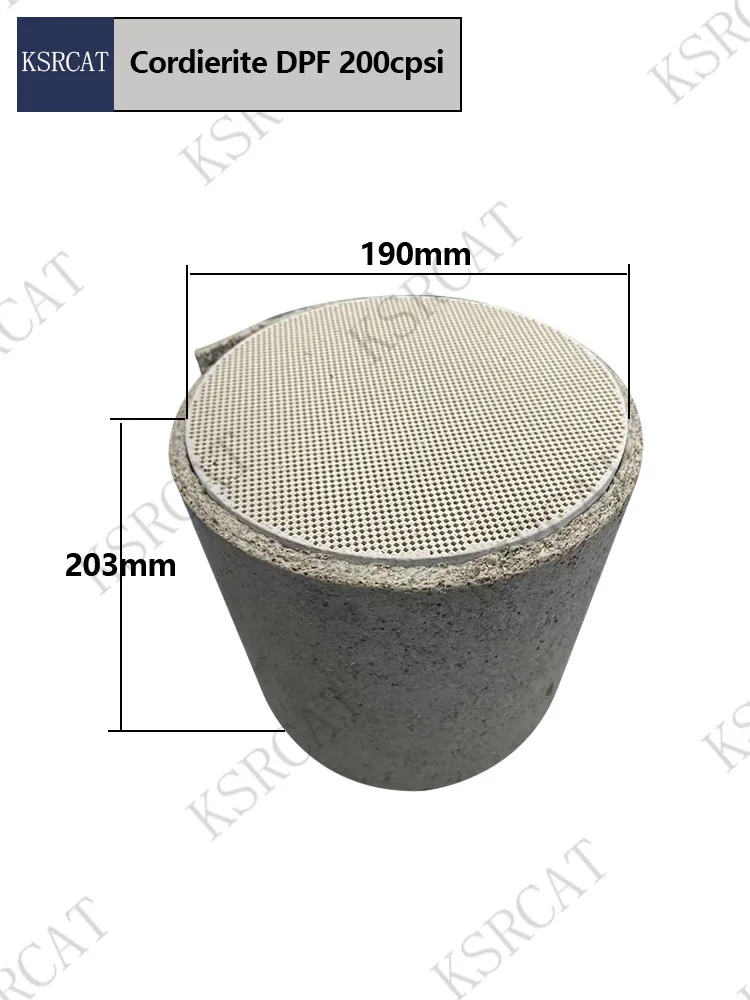 Filtre à particules DPF céramique 190x203mm universel diesel
