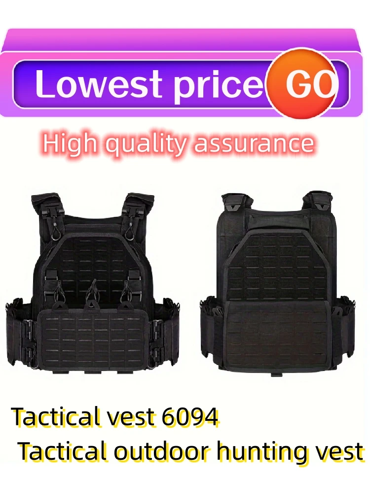 yakedanew-hunting-tactical-vest-6094-quick-detachable-light-laser-cut-tactical-vest-black-gear-carry-tactical-vest