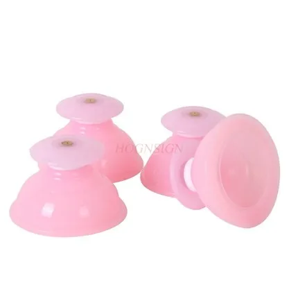 6pcs Moisture absorption cans cans silicone cupping cans simple rubber thin cupping body home vacuum massage jars 3