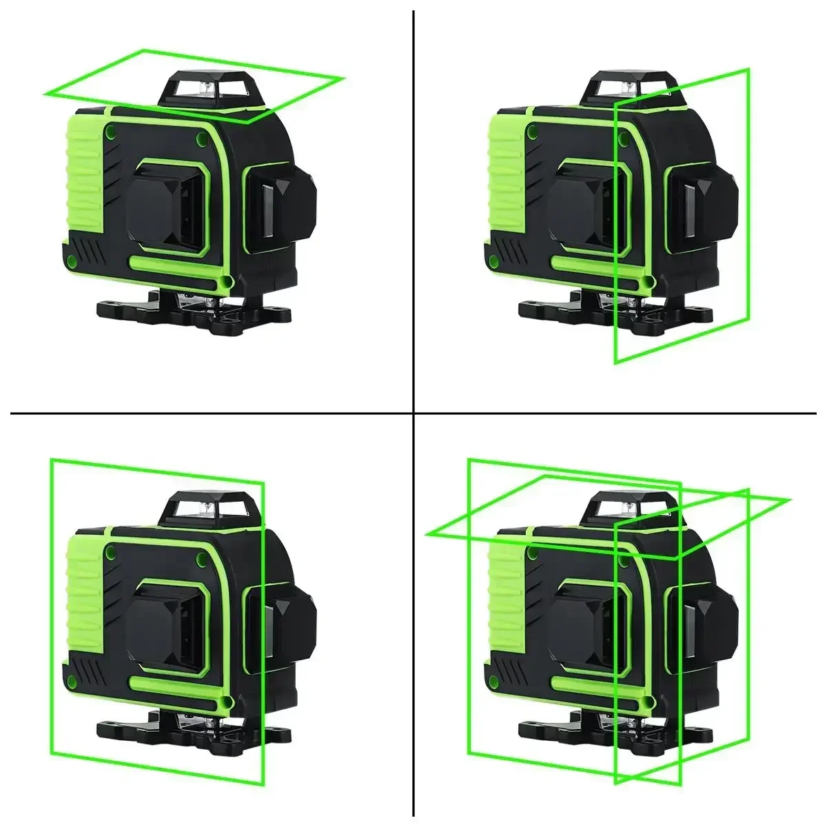 4D16 Lines Green Light Advanced Laser Level Optical Instruments Vertical and Horizontal Site Measuring Laser Instrument Inclined