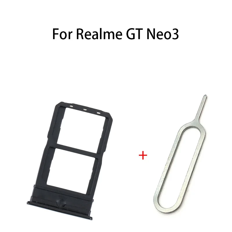 Realme GT Neo3용 Daul SIM 카드 트레이 소켓 리더 홀더 슬롯