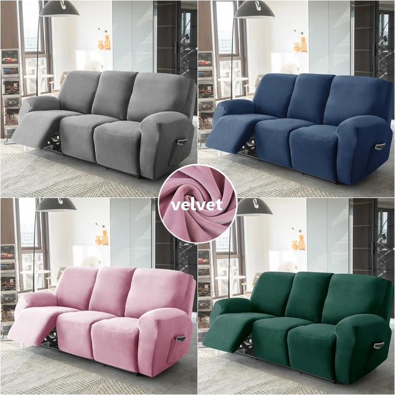 2 3 Seater Elastic Relax Sofa Covers | Recliner Sofa Cover 3 Seater Cover -  1 2 3 - Aliexpress