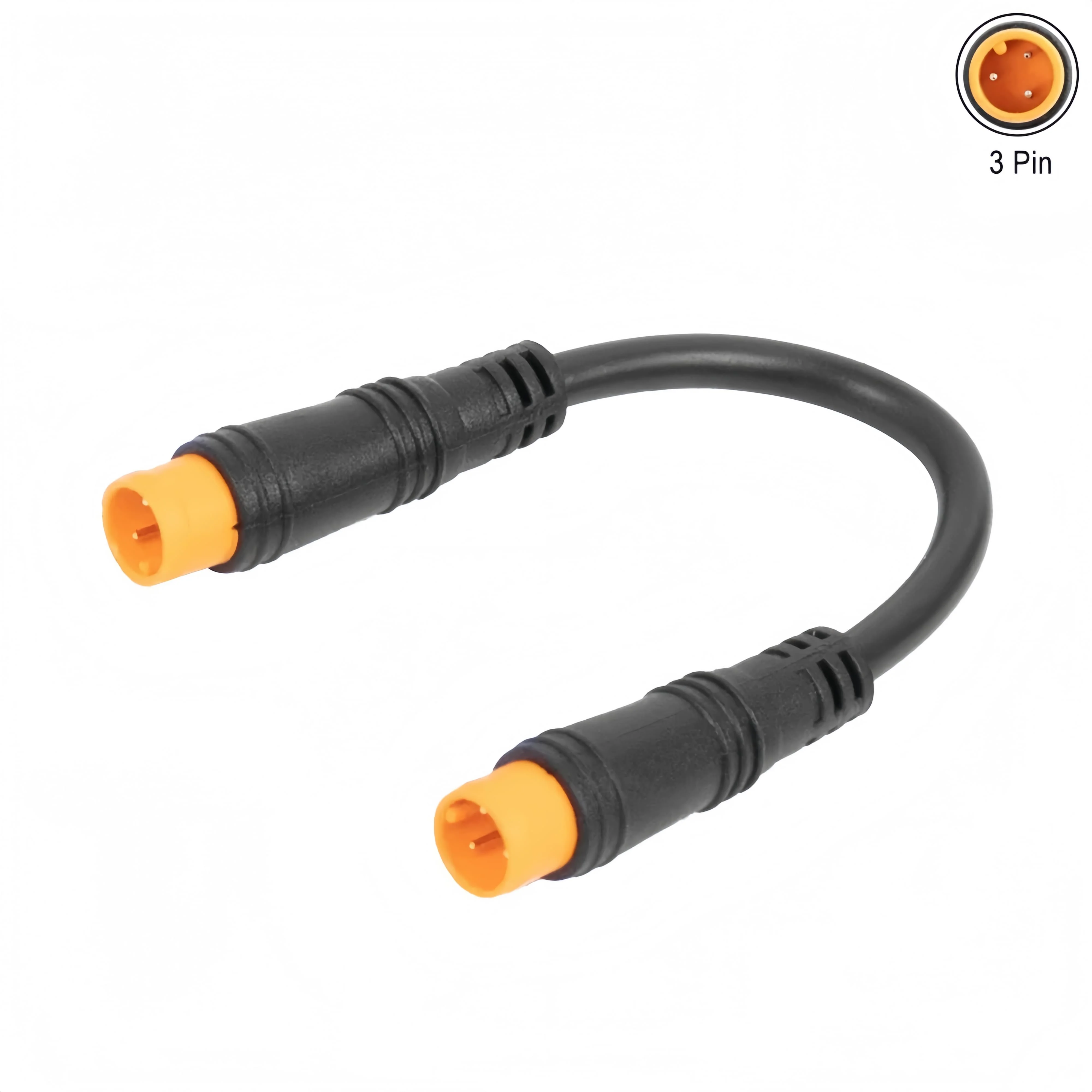 Waterproof Electric Bicycle Thumb Throttle Cable with Sensor Connection