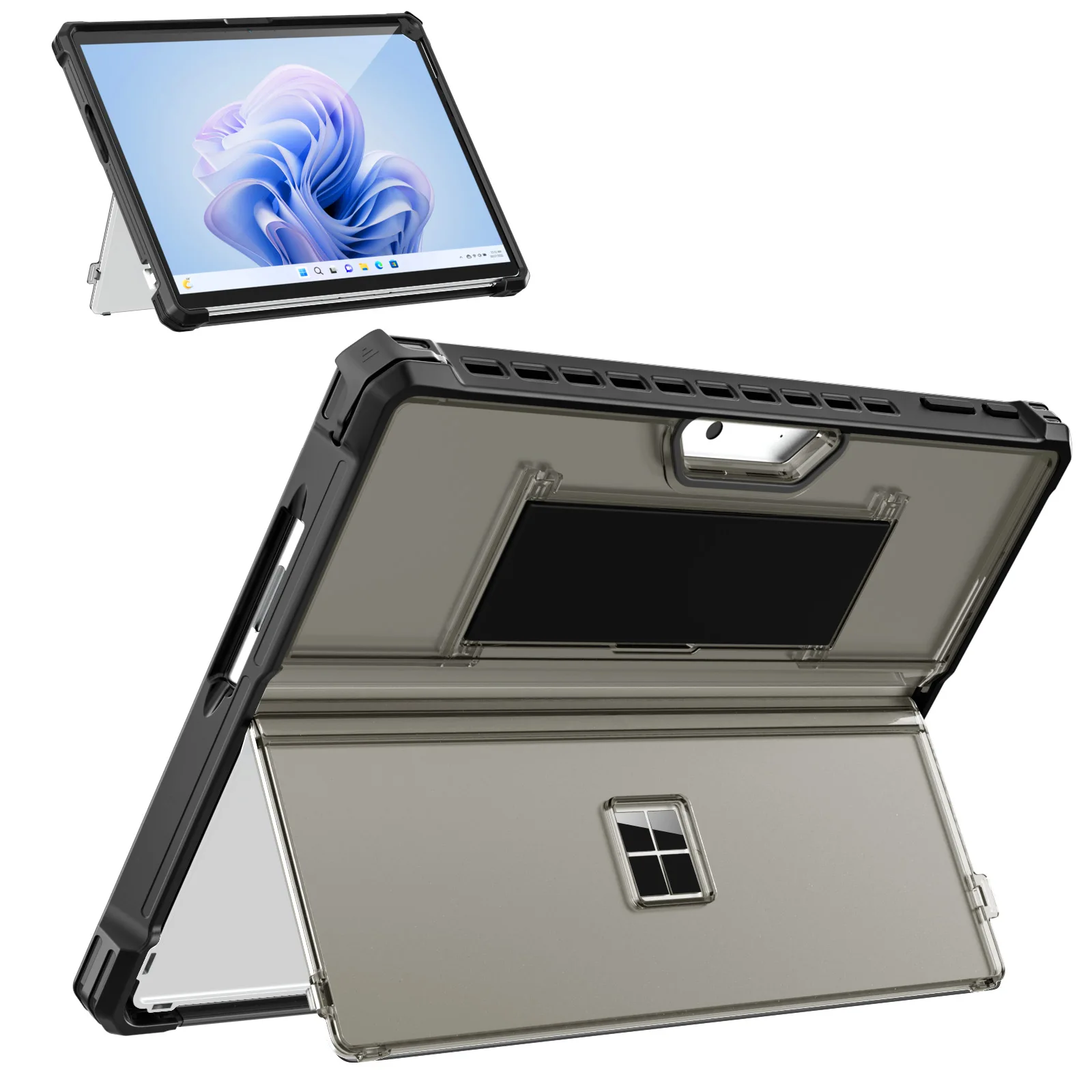 Case for Microsoft Surface Pro 9 5G 13 inch 2022 All-In-One Protective  Rugged Cover Case with Kickstand Funda Tablet Case